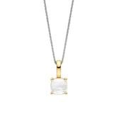 TI SENTO riipus, keltakullattua hopeaa ja kristalli, 6854MW