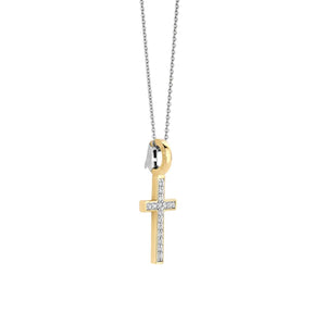 TI SENTO riipus, keltakullattua hopeaa ja zirkonit, 6857ZY