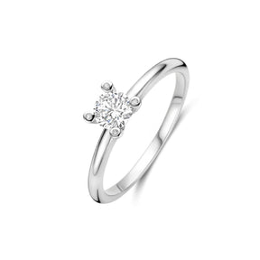 TI SENTO sormus, hopeaa ja zirkoneilla, 12367ZI