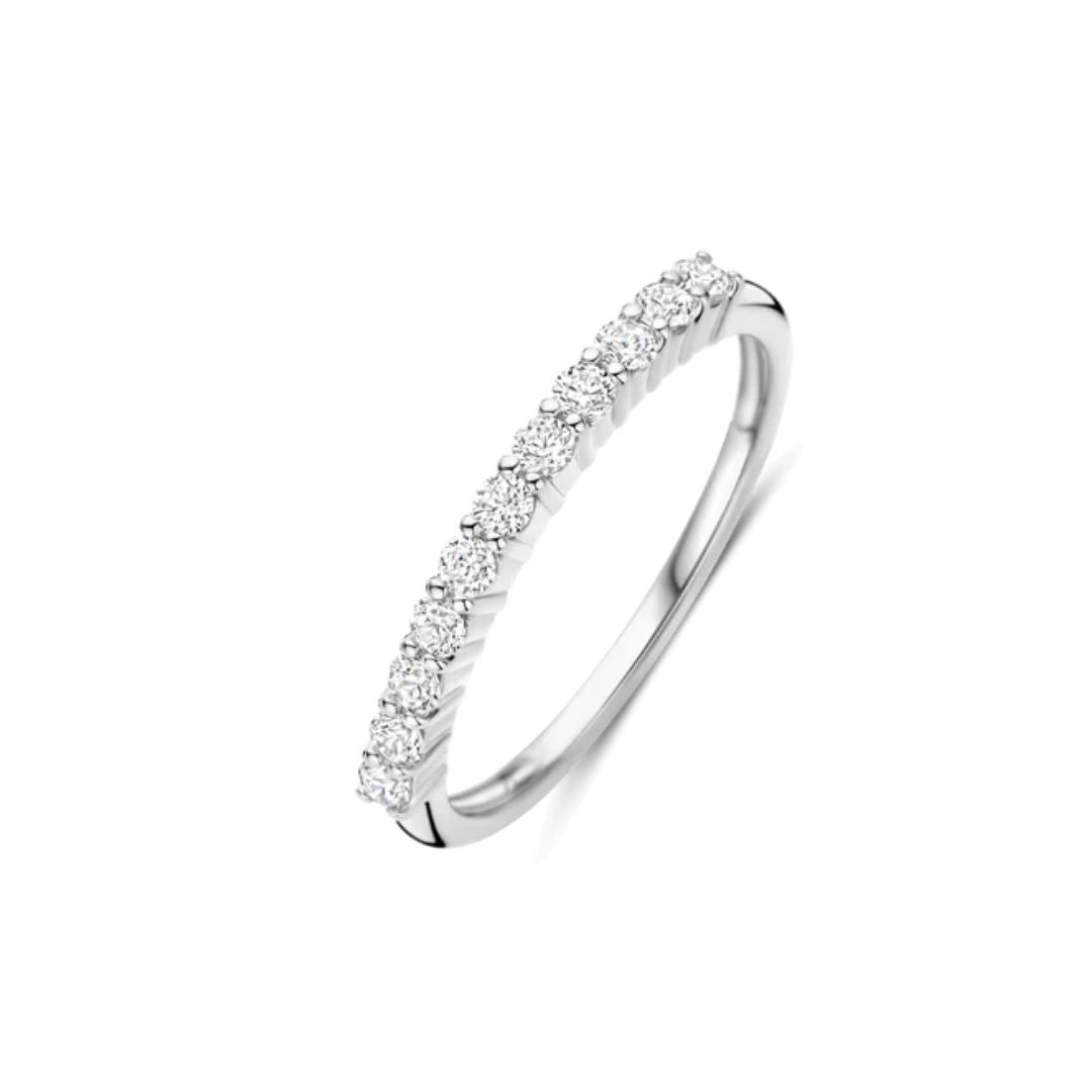 TI SENTO sormus, hopeaa ja zirkonit, 12382ZI