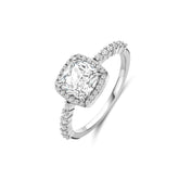 TI SENTO sormus, hopeaa ja zirkonit, 12389ZI