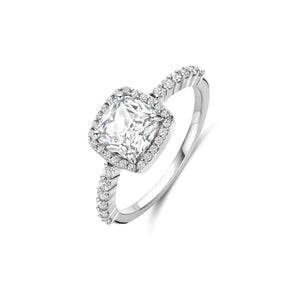 TI SENTO sormus, hopeaa ja zirkonit, 12389ZI