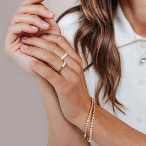 TI SENTO sormus, keltakullattua hopeaa ja zirkonit, 12366ZY