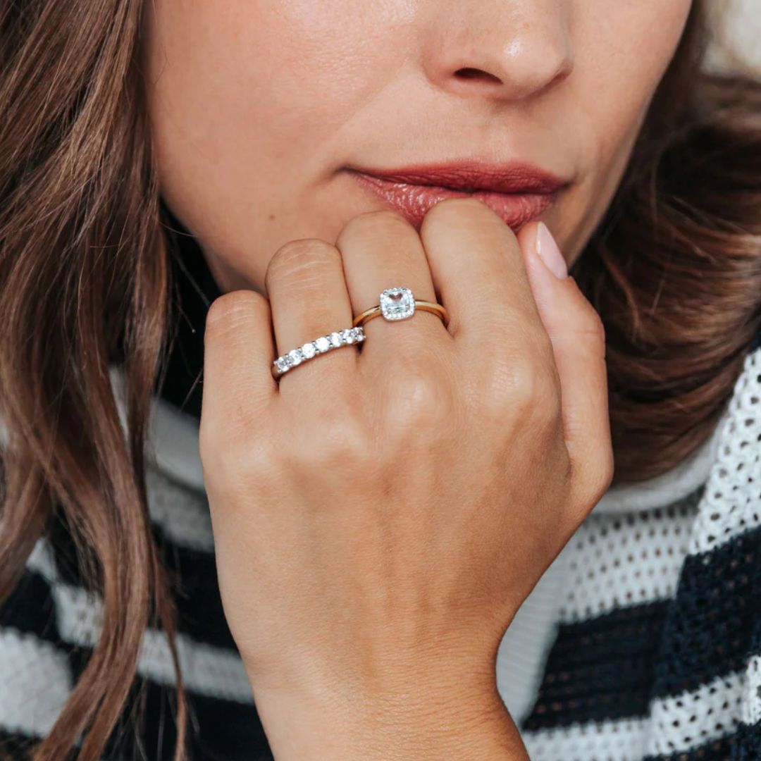 TI SENTO sormus, keltakullattua hopeaa ja zirkonit, 12388ZY