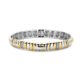 Ti Sento rannekoru, keltakullattua hopeaa ja zirkonit, 23081ZY