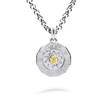 Timanttiriipus, aurinko-horoskooppi 0,02ct, keskikoko, valkokulta