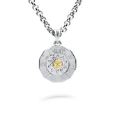 Timanttiriipus, aurinko-horoskooppi 0,02ct, keskikoko, valkokulta