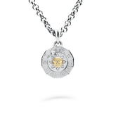 Timanttiriipus, aurinko-horoskooppi 0,07ct, pieni, valkokulta