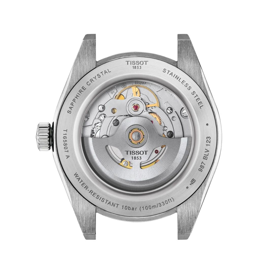 Tissot Gentleman Powermatic 80 38 mm T1658071104100 rannekello, koneisto