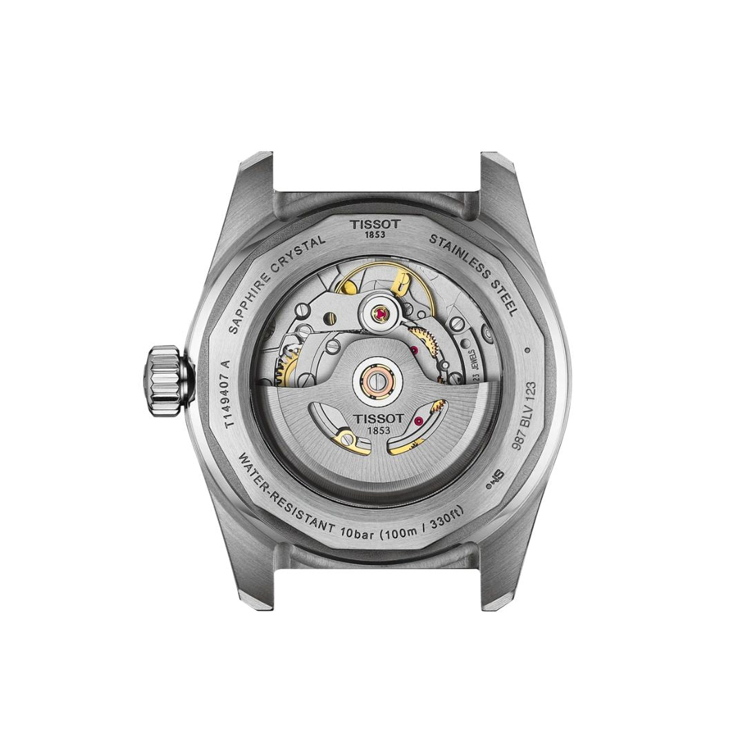 Tissot PR516 Powermatic 80, 38 mm, T1494071103100 rannekello, automaattikoneisto