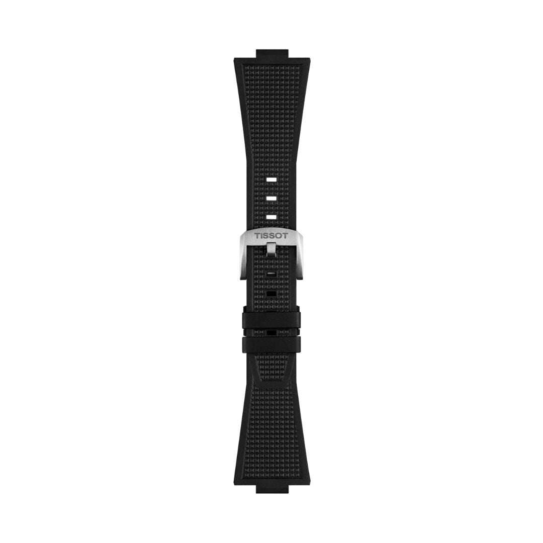 Tissot PRX silikoniranneke, 40 mm, T852048462, musta