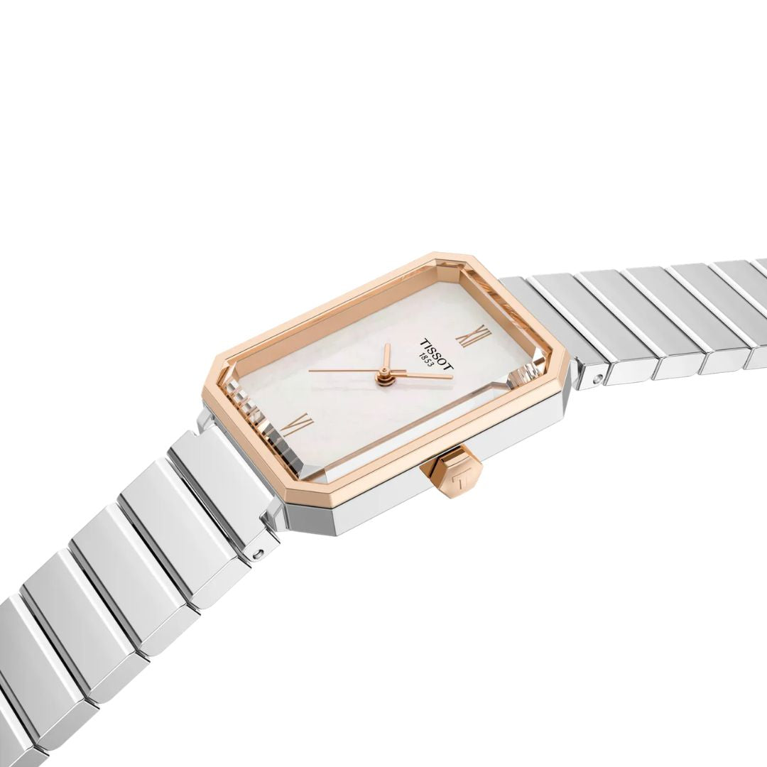 Tissot SRV, 30mm, T1601102111300 rannekello, helmiäiskellotaulu
