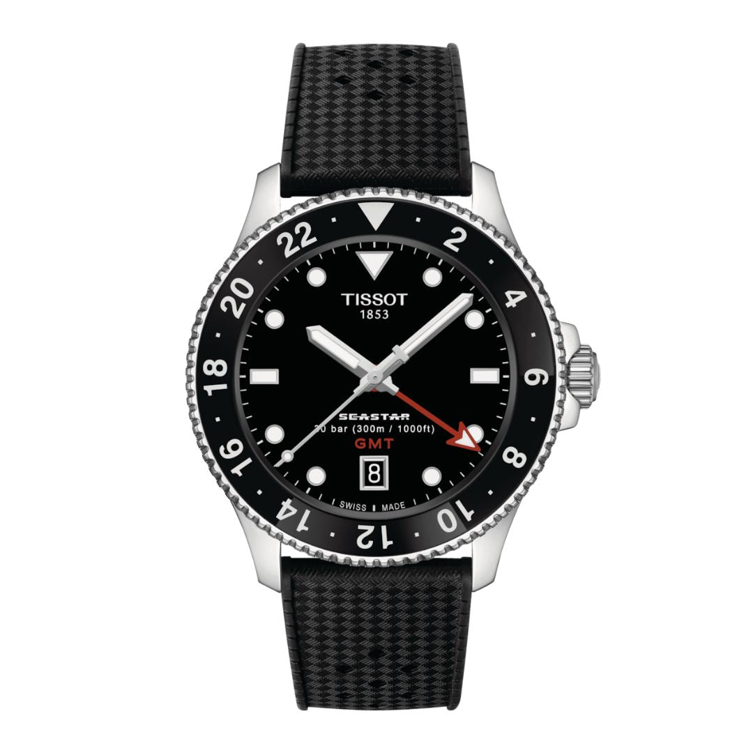 Tissot Seastar 1000 Quartz GMT, T1208521705100 rannekello