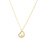 Vittoria kaulakoru timantilla, keltakultaa