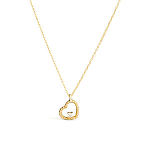 Vittoria kaulakoru timantilla, keltakultaa