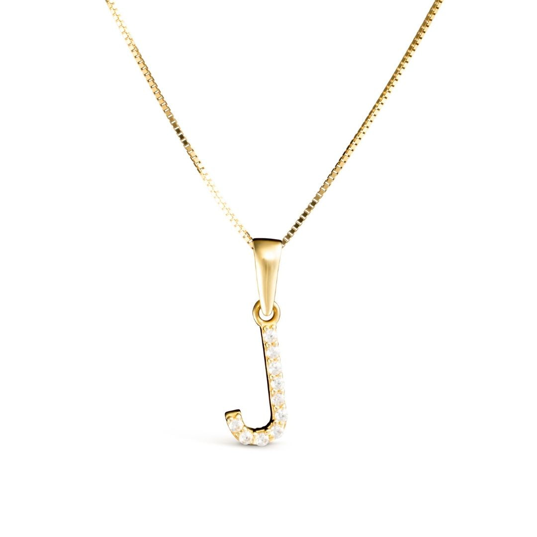 Vittoria kirjainriipukset A-V zirkoneilla, keltakultaa