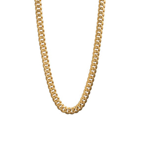 Vittoria panssarikaulaketju, pyöristetty, keltakultaa