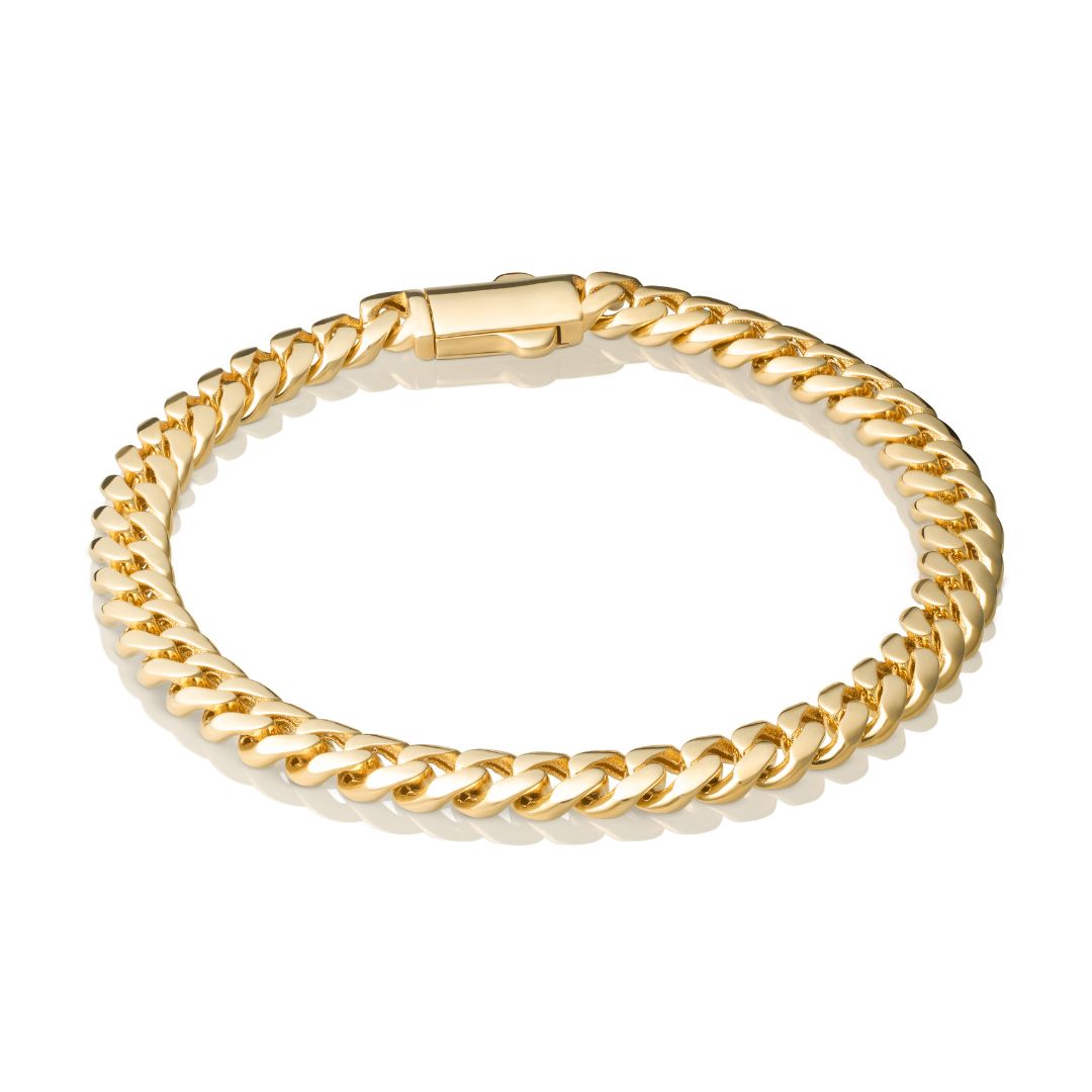 Vittoria panssariranneketju, pyöristetty, keltakultaa