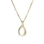 Vittoria pisarariipus zirkoneilla, keltakultaa