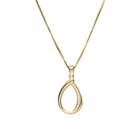 Vittoria pisarariipus zirkoneilla, keltakultaa