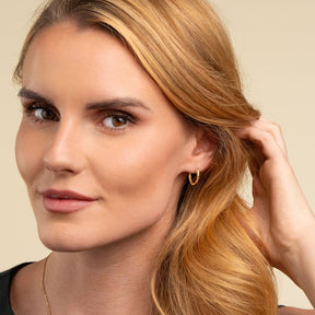 Vittoria rengaskorvakorut, 16,3 mm, keltakultaa