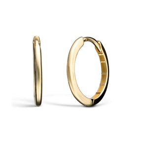 Vittoria rengaskorvakorut, 16,3 mm, keltakultaa