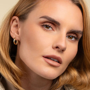 Vittoria rengaskorvakorut, 18,5 mm, keltakultaa