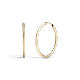 Vittoria rengaskorvakorut, 25 mm, keltakultaa