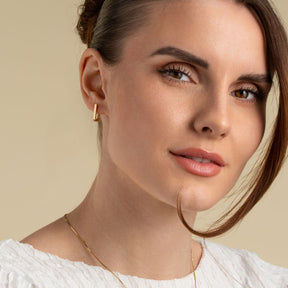 Vittoria rengaskorvakorut, keltakultaa