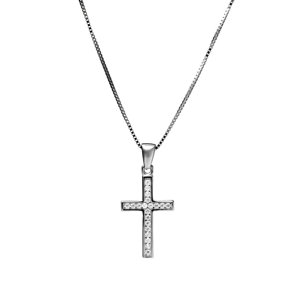 Vittoria ristiriipus zirkoneilla, valkokultaa