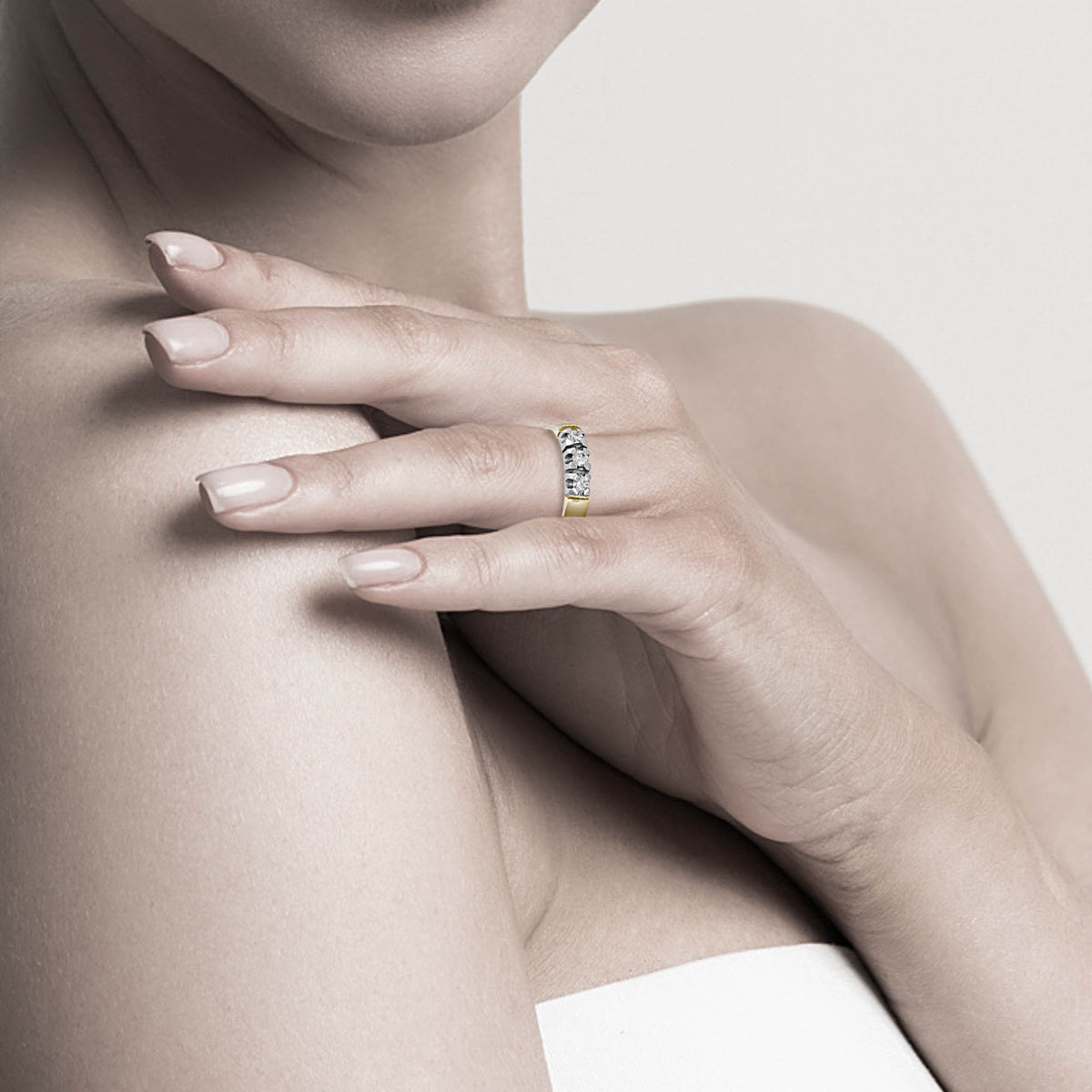 Silván timanttisormus 0,21ct, 14K keltakultaa, Silván timanttikorut - Silván - Laatukoru