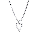 Efva Attling Little crazy heart riipus, hopeaa
