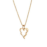 Efva Attling Little crazy heart riipus, keltakultaa