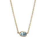 Efva Attling Love bead kaulakoru, keltakultaa topaasihelmellä