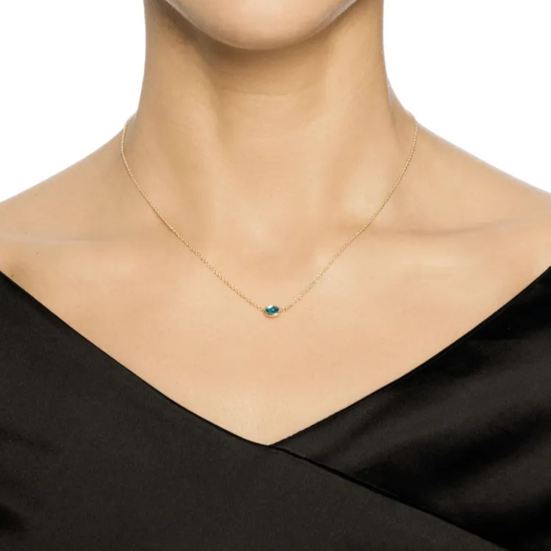 Amazonite Rays of Love Beaded Necklace in Gold Vermeil – Lolari