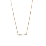 Efva Attling Thin stars kaulakoru, keltakultaa timanteilla