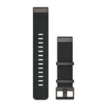 Garmin QuickFit 22mm ranneke, jakardikudottu musta nailon 010-12738-03 - Garmin - Laatukoru