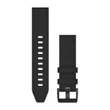 Garmin QuickFit 22mm ranneke, musta nahka 010-12740-01 - Garmin - Laatukoru