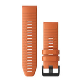 Garmin QuickFit 26mm ranneke, Oranssi silikoni 010-12864-01 - Garmin - Laatukoru