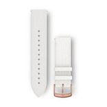Garmin Quick release -nahkaranneke 20mm, pikakiinnitys, valkoinen, 010-12691-0B