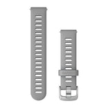 Garmin Quick release -silikoniranneke 18mm, pikakiinnitys, utuharmaa, 010-11251-3G
