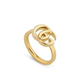 Gucci GG Running sormus, keltakultaa, 086YBC525690001014