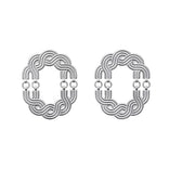 Kalevala Maiden of the North big earrings, silver, Kalevala Originals