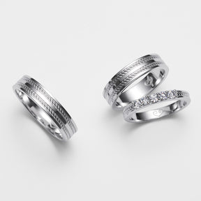 Kalevala Heritage Diamond Ring, 14K white gold, 0,30ct, Kalevala Love, 541000116D