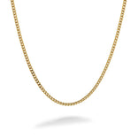 Keltakultainen panssariketju, riipusketju, useita kokoja