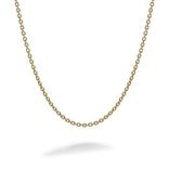 Kultainen pyöristetty Ankkuriketju, riipusketju, useita kokoja