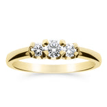 Silván Charlotte timanttisormus 0,34ct, 14K keltakultaa, Silván vihkisormukset
