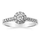 Silván timanttisormus 0,33ct, 14K valkokultaa, Silván vihkisormukset - Silván - Laatukoru