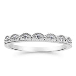 Silván Mimosa timanttisormus 0,08ct, 14K valkokultaa, Silván vihkisormukset