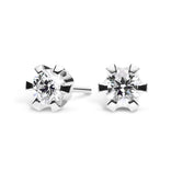 Silván Solitaire timanttikorvakorut 0,30ct, 14K valkokultaa, Silván timanttikorut